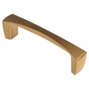 Kaboodle 96mm Brushed Amber Gold Cabo Kitchen Handle