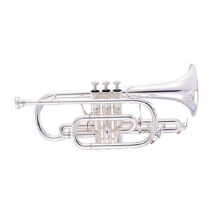 John Packer JP371SWS Bb Cornet High Grade Musical Instrument - Silver Finish