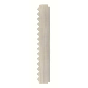 GumLeaf 2mm Hole 1200mm Classic Cream Corrugated Roof Gutter Guard