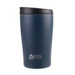 Oasis Double Wall Stainless Steel 380ml Insulated Travel Cup - Navy