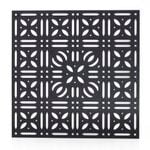 Jack Matrix 900 x 900mm Charcoal Modernist Screen Panel