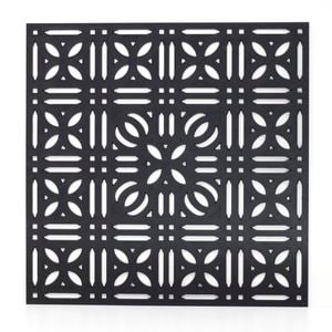 Jack Matrix 900 x 900mm Charcoal Modernist Screen Panel