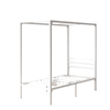 Zinus King Single Kids Metal Canopy Bed Frame - White