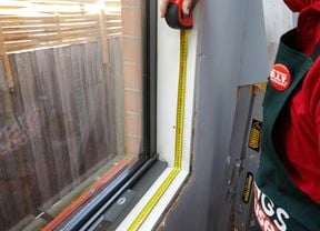 DIY Step Image - How to install architraves . Blob storage upload.