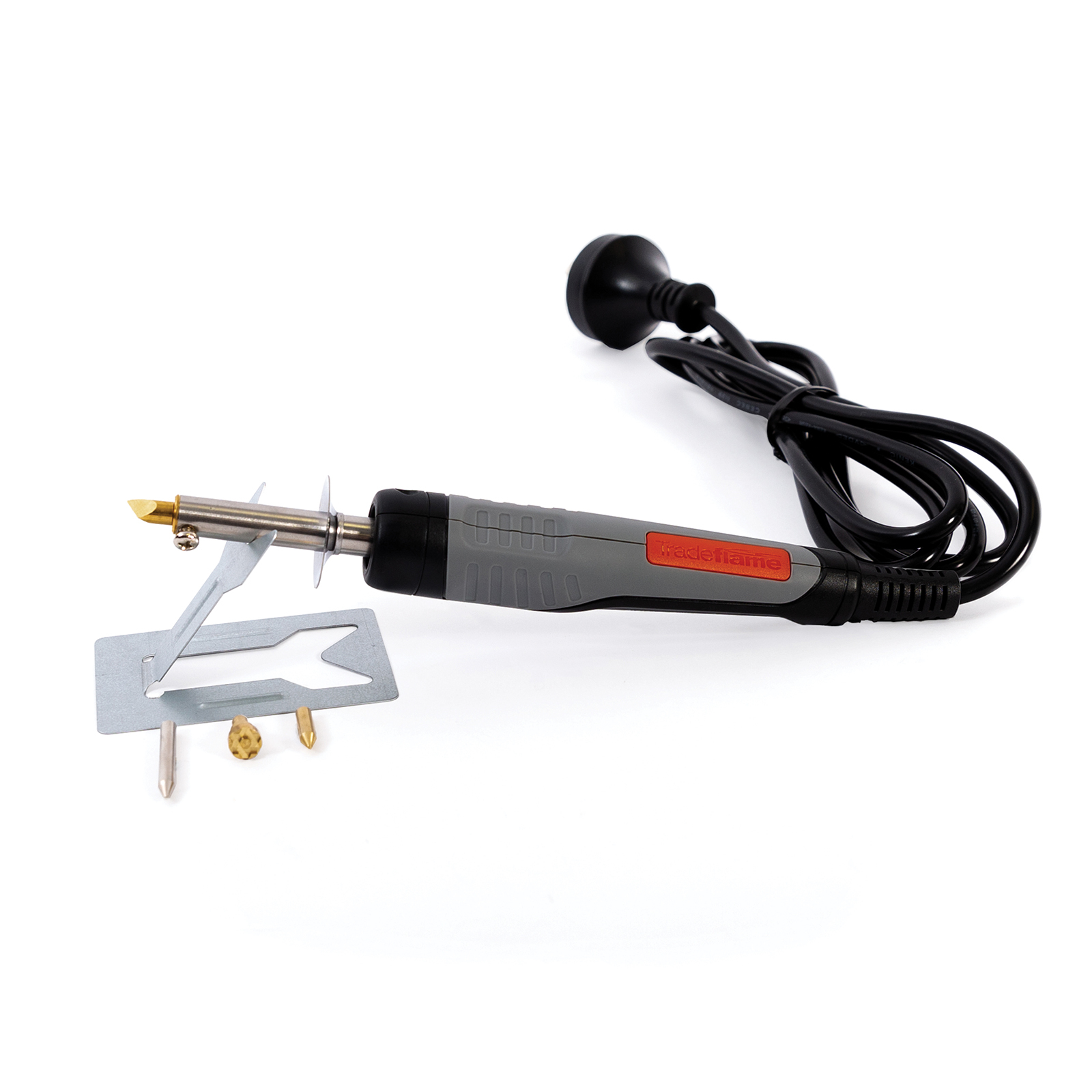 Tradeflame 240V 30W 8 Piece Wood Burning Soldering Iron Kit Bunnings Australia