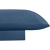 Odyssey Living Breathe Cotton Sheet Set W/pillowcase King Single Marine Blue