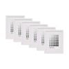 6PK Braz Venice Image Photo Document Display Frame 20x25cm White