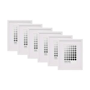 6PK Braz Venice Image Photo Document Display Frame 20x25cm White