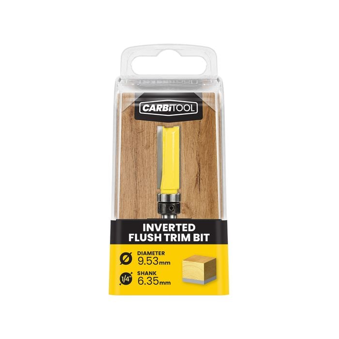Carbitool 9.53mm TCT Inverted Flush Filter Router Bit