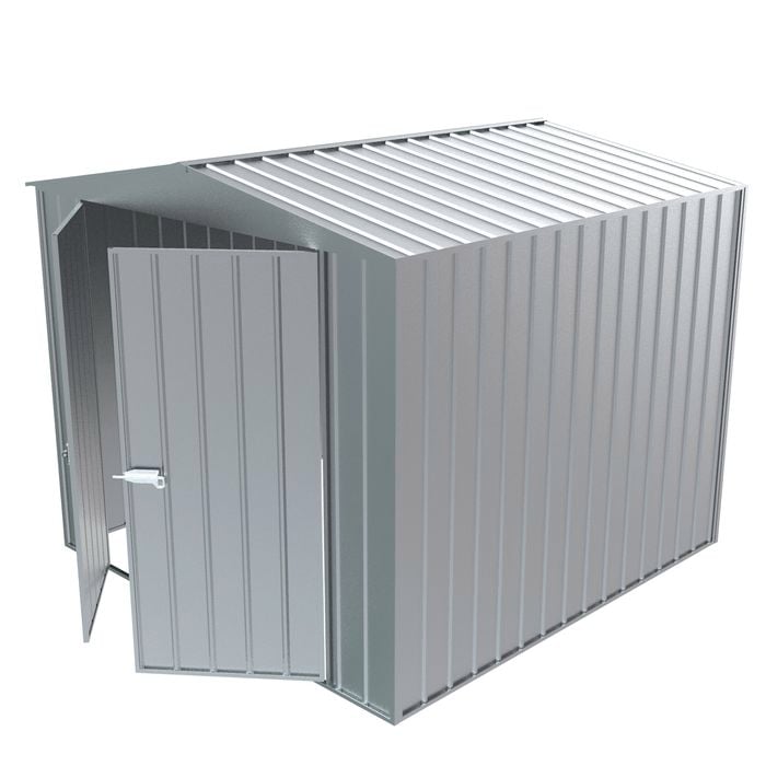 Build-a-Shed  2.3 x 2.3 x 2.3m Gable No Side Doors Shed - Zinc