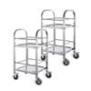 SOGA 2X 2 Tier 500x500x950 Stainless Steel Food Cart