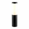 Elluminate Black Warm White Garden Bollard