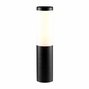 Elluminate Black Warm White Garden Bollard