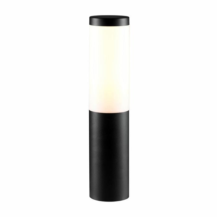 Elluminate Black Warm White Garden Bollard