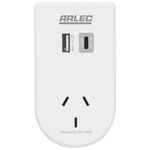 Arlec Power Adaptor With Integrated Phone Mount And USB PD20W