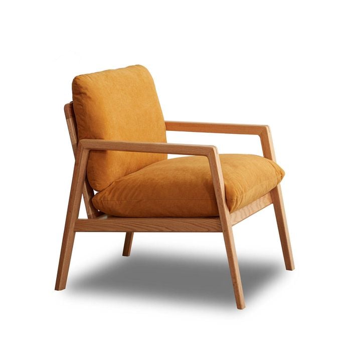 Miuz Armchair Lounge Chair Accent Armchairs Retro Fabric Seat Cushion Cover Sofa