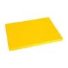 Hygiplas Chopping Board Low Density Yellow 305x229x12mm Commercial Kitchen Food Prep
