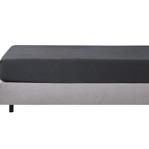 Gioia Casa 100% Jersey Cotton Soft Stretchy Breathable Fitted Sheet - Black - Single
