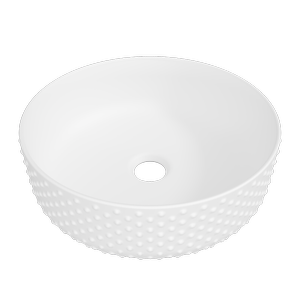 New England Joinery 360mm Matte White Allure Dimple Basin