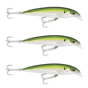 3x Rapala 14cm Saltwater X Rap Jerkbait Fishing Lures - Pilchard