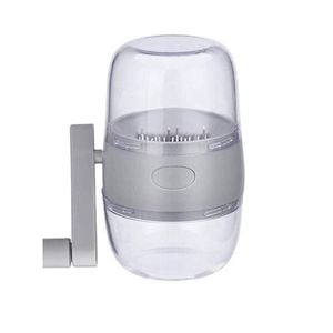 Catzon Portable Nut Grinder Hand Crank Food Shredder Kitchen Tool-grey