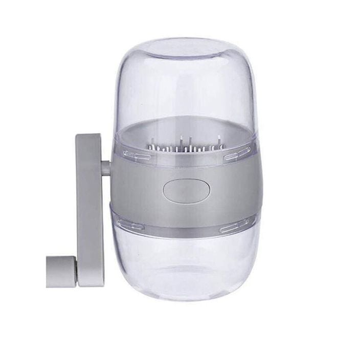 Catzon Portable Nut Grinder Hand Crank Food Shredder Kitchen Tool-grey