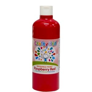 Boyle 500ml Raspberry Red Crafty Kid Washable Paint