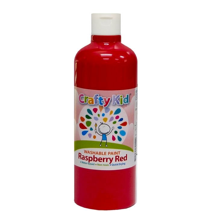 Boyle 500ml Raspberry Red Crafty Kid Washable Paint