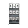 Yes4pets 187cm Xl Triple Stackers Breeding Bird Parrot Cage Cockatoos aviary
