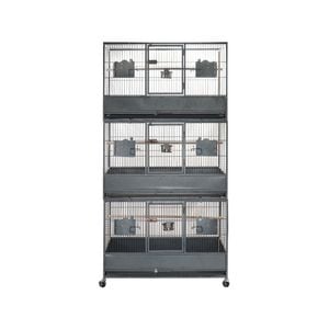 Yes4pets 187cm Xl Triple Stackers Breeding Bird Parrot Cage Cockatoos aviary