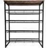 Bronte 5-Tier Shoe Rack - Walnut