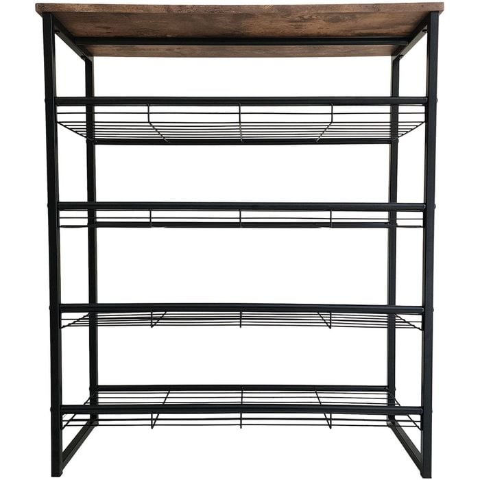 Bronte 5-Tier Shoe Rack - Walnut