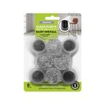Slipstick 25 - 28mm Clear Sleeve Felt Floor Protection - 8 Pack