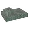 Argon Tableware 12pc Rectangle Marble Placemats & Square Coasters Set - 30cm x 20cm - Green