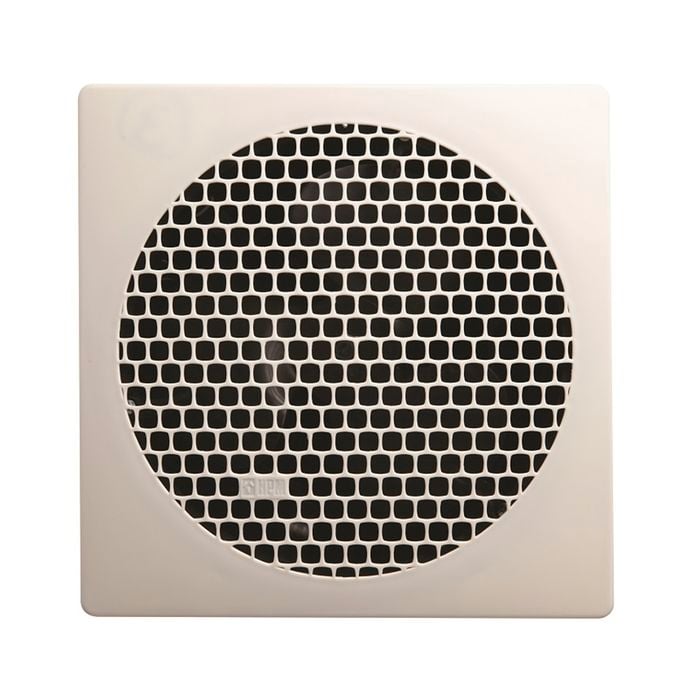 HPM 250mm White Square Exhaust Fan