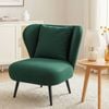 Artiss Armchair Accent Chair Lounge Chair Tub Sofa Couch Corduroy Velvet Green