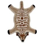 Handmade Jungle Kids Wool Rug-Deer 6327-Brown-110x160cm