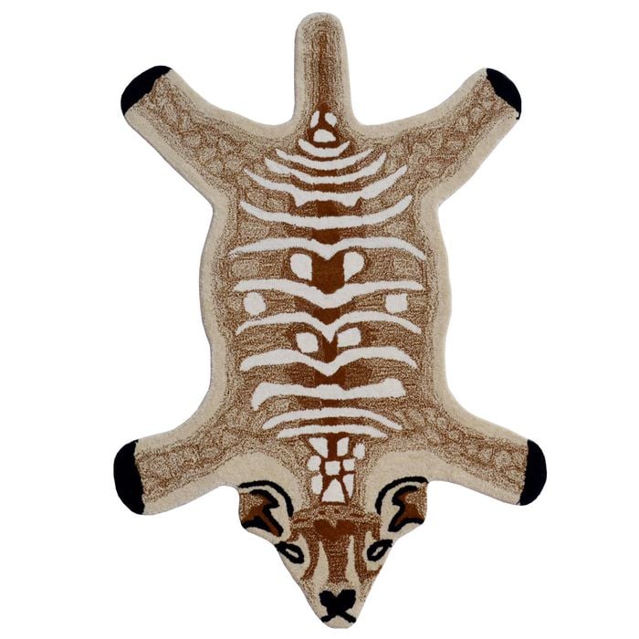 Handmade Jungle Kids Wool Rug-Deer 6327-Brown-110x160cm