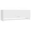 vidaXL Wardrobe White Bedroom Hanger Clothing Cabinet Closet