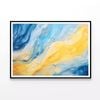 Abstract Marble Oil Paint  Print 100% Australian Made 120x90cm  (Poster)