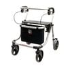 Euro Rollator Walker - Lightweight & Adjustable Mobility Aid With Large Wheels - Small