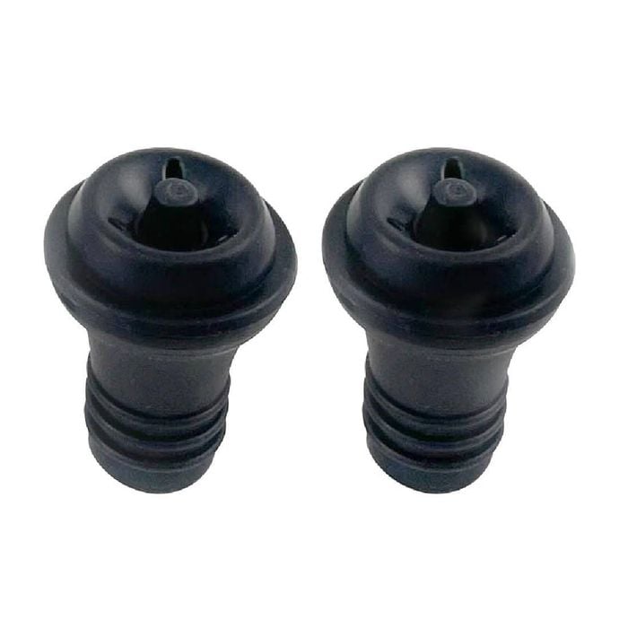 Beaumont Wine Saver Sealer Vacuum Bottle Stopper 2 Pack Preserver Barware