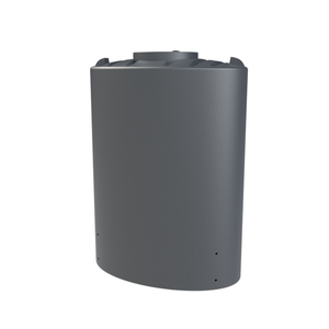 Melro Tanks 2000L Metal Grey Slimline Poly Water Tank