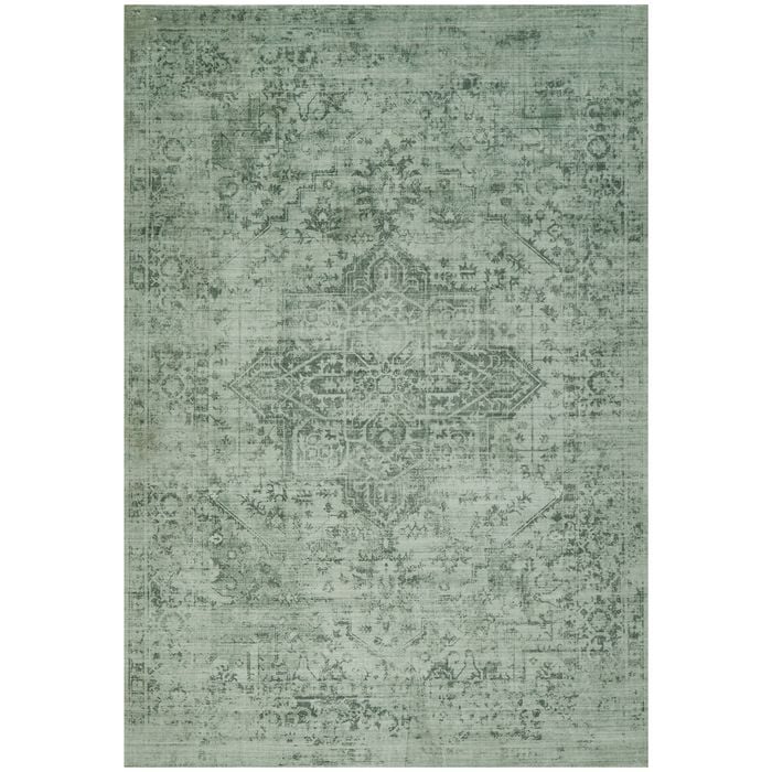 The Rug Connection Jewel Emerald Green 270x180cm - Large Washable Indoor Floor Rug