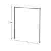 Hills Folding Post Kit - Woodland Grey (New 2.4m Height)