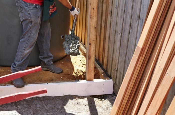 DIY Step Image - How to build a timber screen . Blob storage upload.