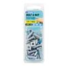 Zenith 1/4" x 18mm Zinc Plated Mushroom Head Bolt And Nut - 14 Pack