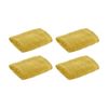 4PK Christy Cirrus Face Washer Combed Cotton 450GSM Fast Drying Sunflower