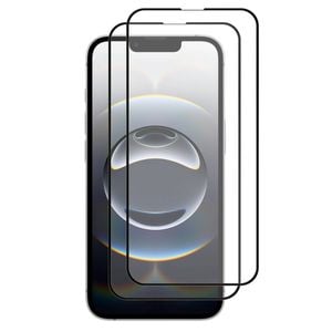 2 Pack MEZON iPhone 16e (6.1") Full Cover Tempered Glass Screen Protectors