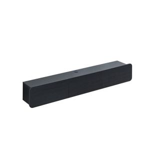 Design Square Elara Wall-Mounted TV Stand Entertainment Unit 180cm 3-Doors Black